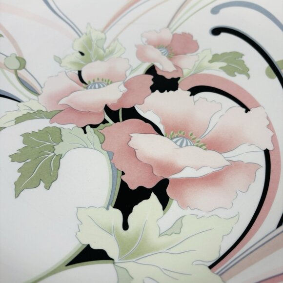 Sango Quadrille ANASTASIA  Andre Richard Floral Oriental Dinner Plates Set of 4 - Picture 12 of 16